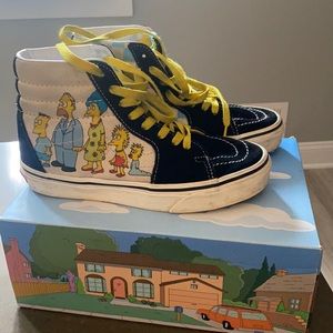 Boys Vans Simpson’s high tops